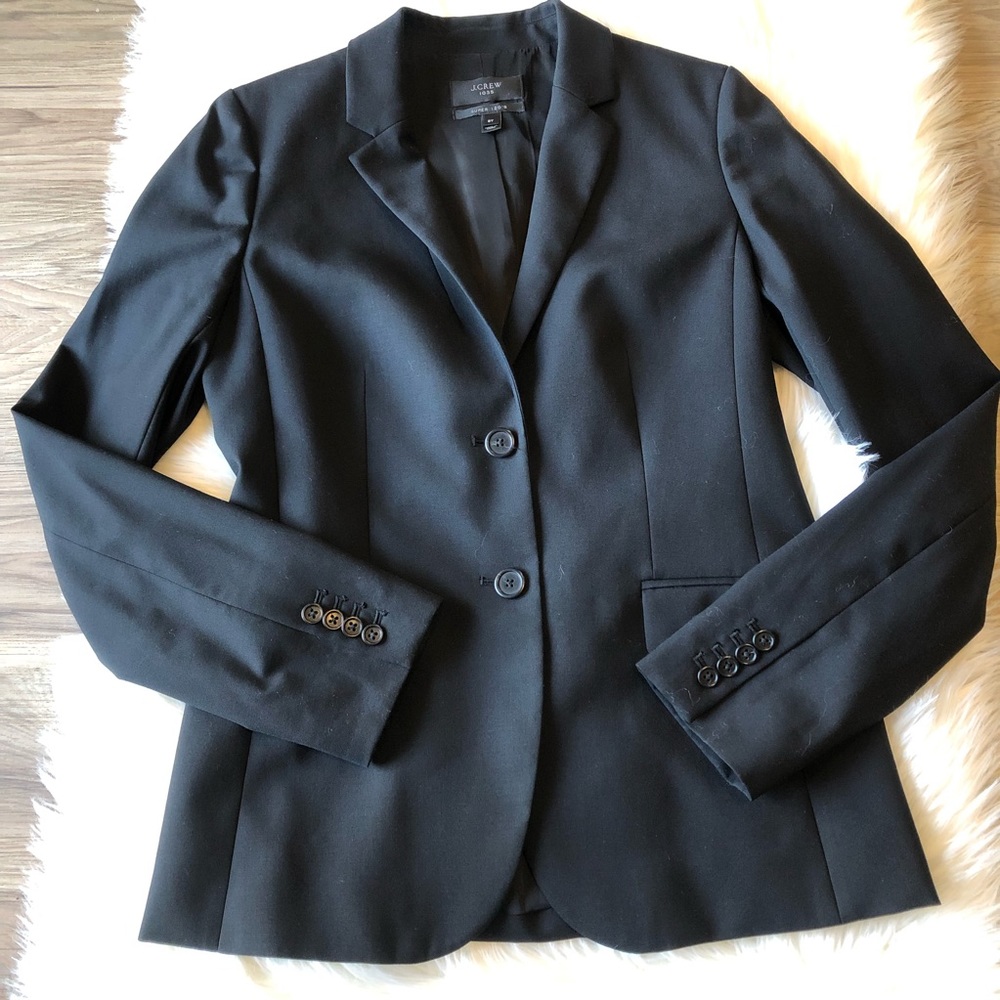 J. Crew Black Classic Womens Blazer